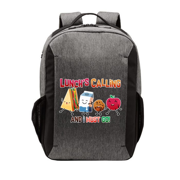 Lunch Is Calling And I Must Go Vector Backpack