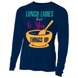 Lunch Ladies Love To Stir Things Up Cooling Performance Long Sleeve Crew