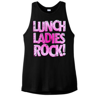 Lunch Ladies Rock Ladies PosiCharge Tri-Blend Wicking Tank