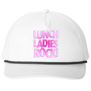 Lunch Ladies Rock Snapback Five-Panel Rope Hat