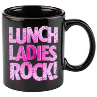 Lunch Ladies Rock 11oz C Handle Ceramic Mug