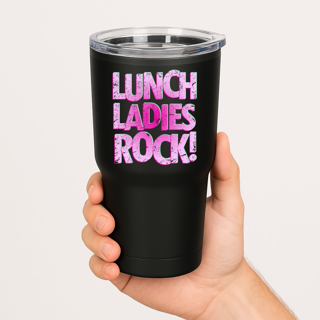 Lunch Ladies Rock Tumbler