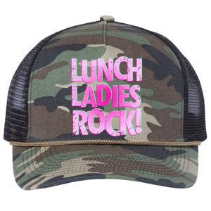 Lunch Ladies Rock Retro Rope Trucker Hat Cap