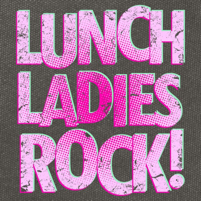Lunch Ladies Rock Cotton Canvas Backpack