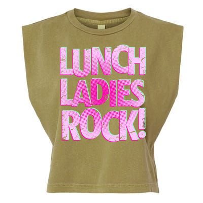 Lunch Ladies Rock Garment-Dyed Women's Muscle Tee