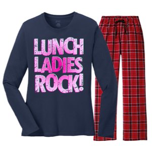 Lunch Ladies Rock Women's Long Sleeve Flannel Pajama Set 