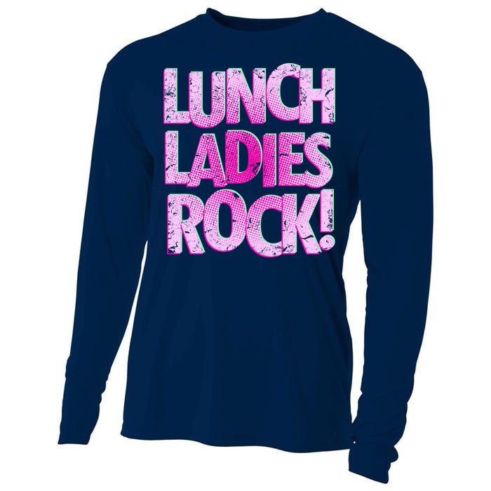 Lunch Ladies Rock Cooling Performance Long Sleeve Crew