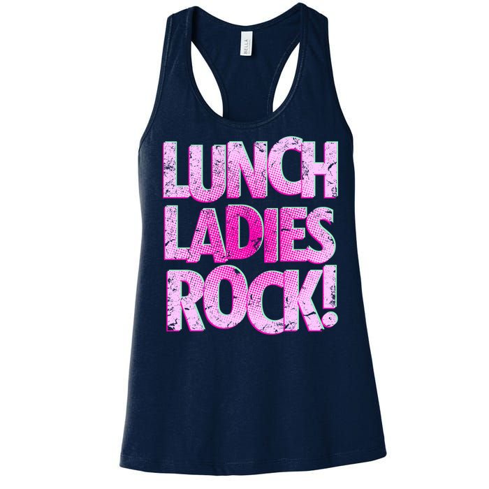 Lunch Ladies Rock Women's Racerback Tank