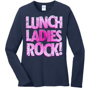 Lunch Ladies Rock Ladies Long Sleeve Shirt