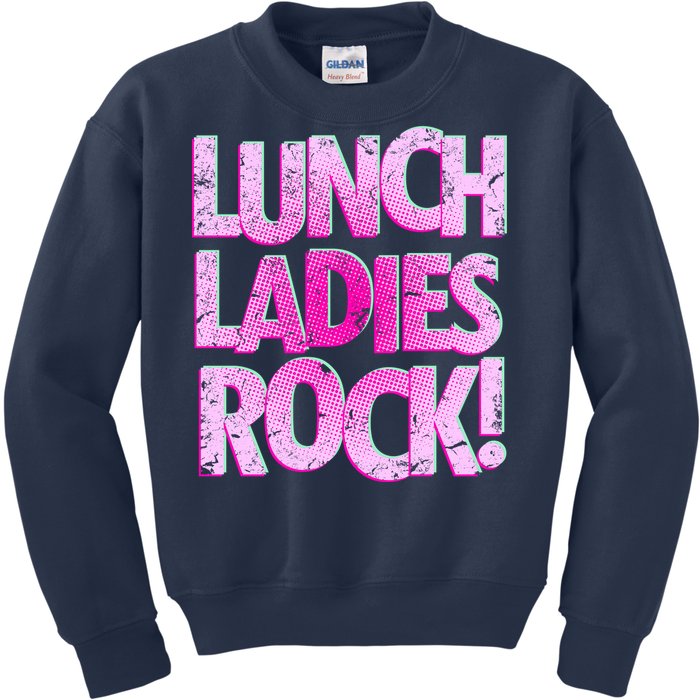 Lunch Ladies Rock Kids Sweatshirt