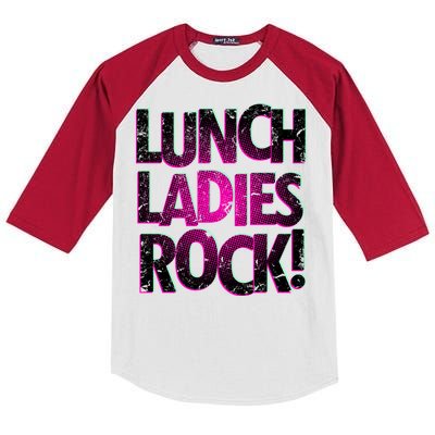 Lunch Ladies Rock Kids Colorblock Raglan Jersey