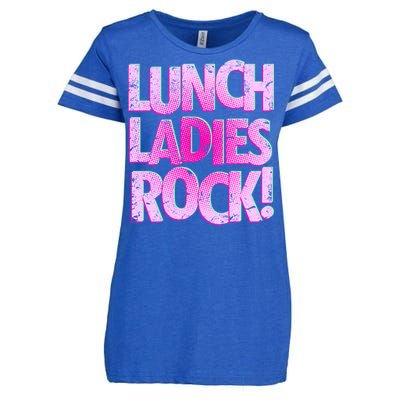 Lunch Ladies Rock Enza Ladies Jersey Football T-Shirt