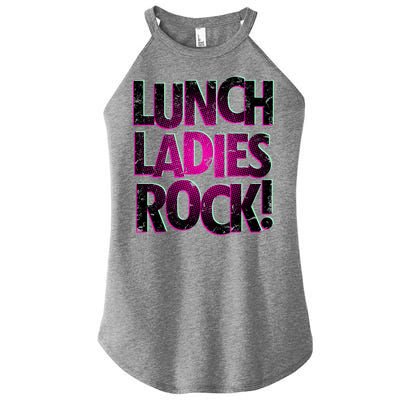 Lunch Ladies Rock Women's Perfect Tri Rocker Tank