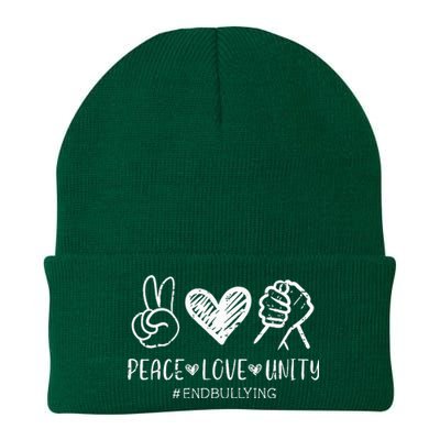 Love Unity Orange Anti Bullying Unity Day Knit Cap Winter Beanie