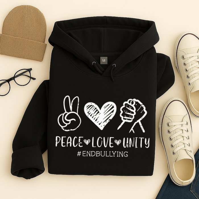 Love Unity Orange Anti Bullying Unity Day Hoodie