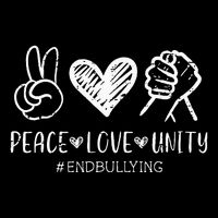 Love Unity Orange Anti Bullying Unity Day Drawstring Bag