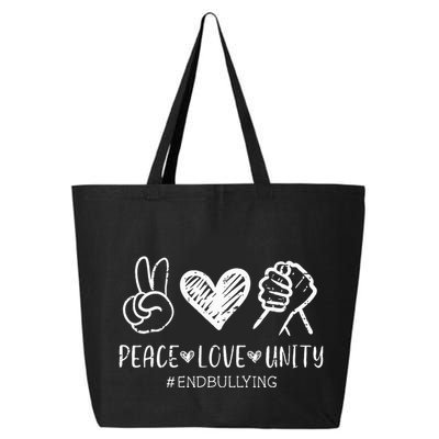 Love Unity Orange Anti Bullying Unity Day 25L Jumbo Tote