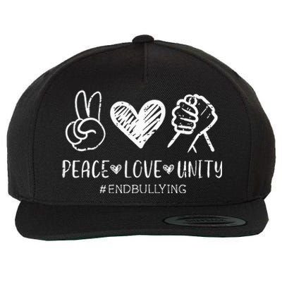 Love Unity Orange Anti Bullying Unity Day Wool Snapback Cap