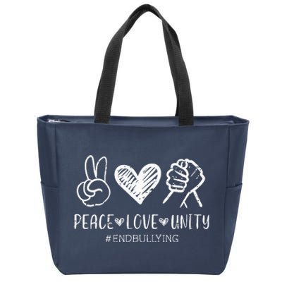 Love Unity Orange Anti Bullying Unity Day Zip Tote Bag