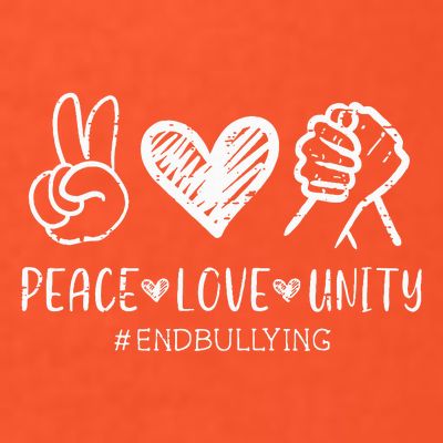Love Unity Orange Anti Bullying Unity Day T-Shirt