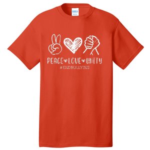 Love Unity Orange Anti Bullying Unity Day Tall T-Shirt