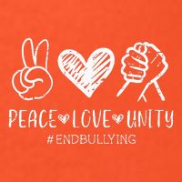 Love Unity Orange Anti Bullying Unity Day Poster