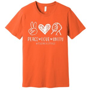 Love Unity Orange Anti Bullying Unity Day Premium T-Shirt