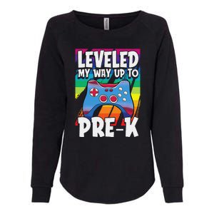 Level Up PreK Back To School Cool Gaming Gamer Womens California Wash Sweatshirt