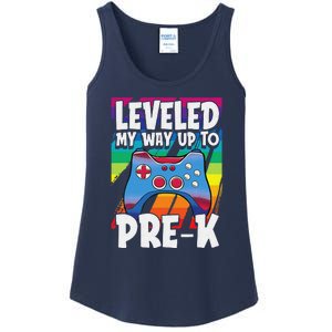 Level Up PreK Back To School Cool Gaming Gamer Ladies Essential Tank