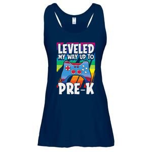 Level Up PreK Back To School Cool Gaming Gamer Ladies Essential Flowy Tank