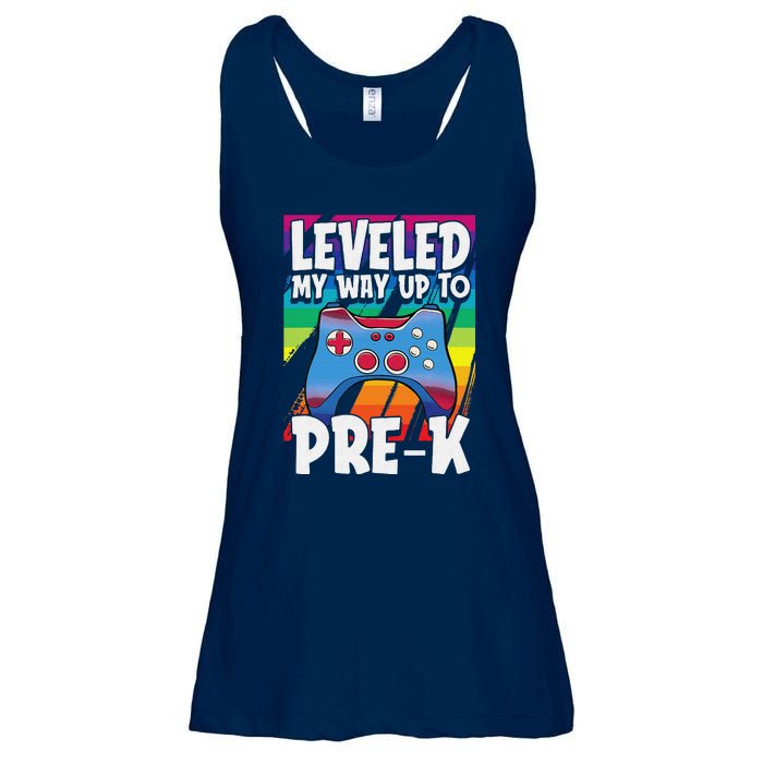 Level Up PreK Back To School Cool Gaming Gamer Ladies Essential Flowy Tank