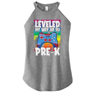 Level Up PreK Back To School Cool Gaming Gamer Women's Perfect Tri Rocker Tank