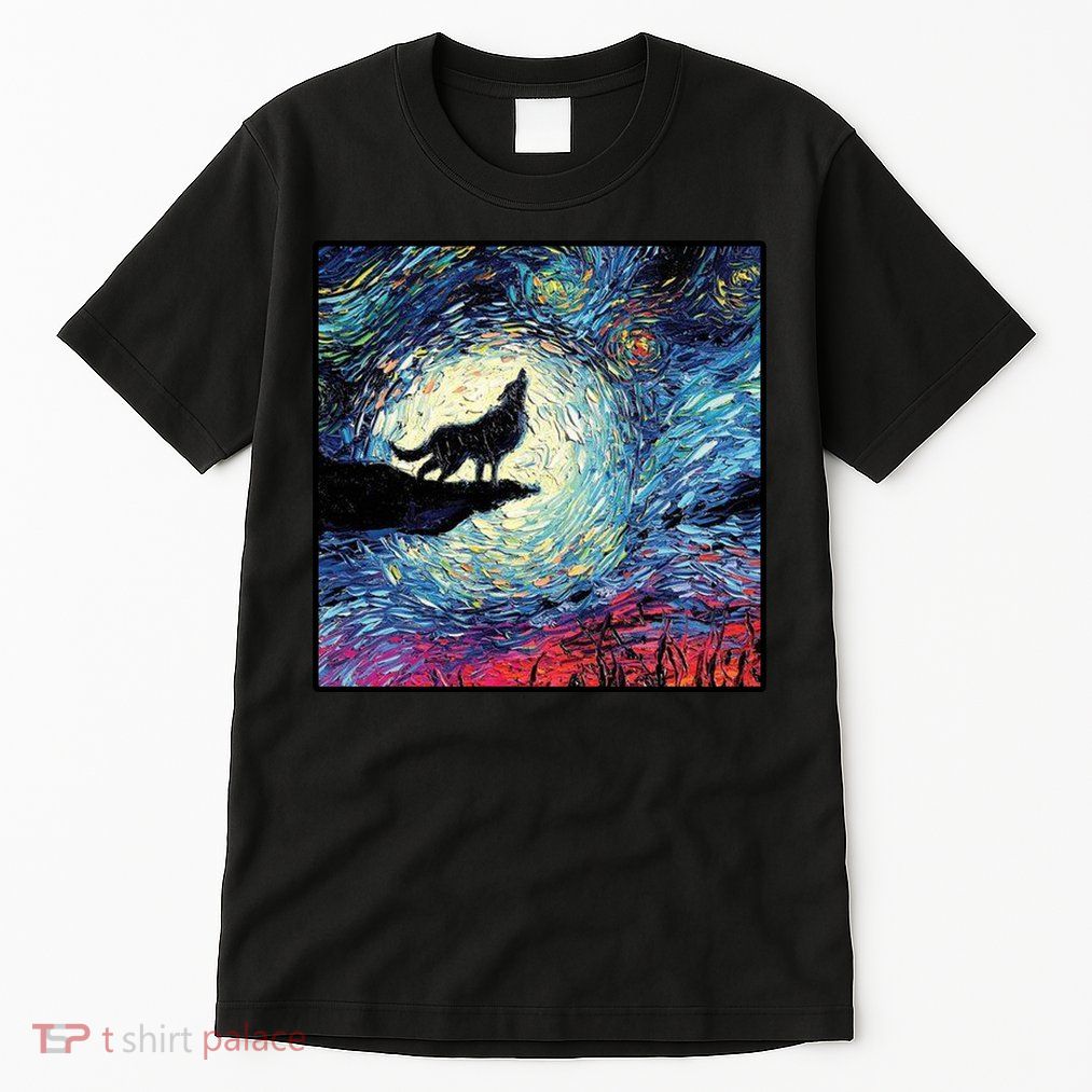 Lupine Night Howl Wolf Moon Tall T-Shirt