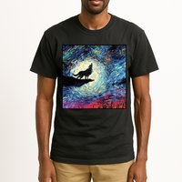 Lupine Night Howl Wolf Moon Tall T-Shirt