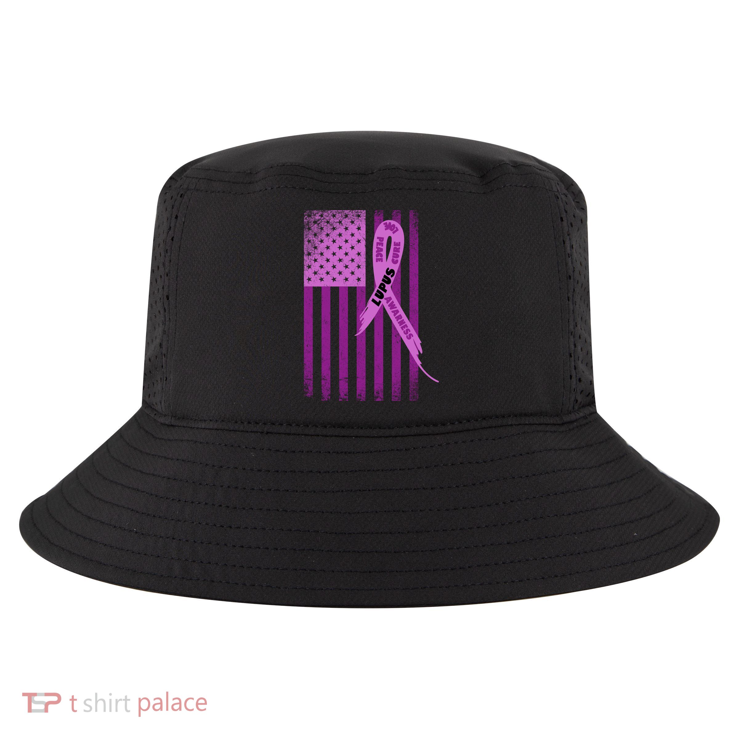 Lupus Awareness Flag Cool Comfort Performance Bucket Hat