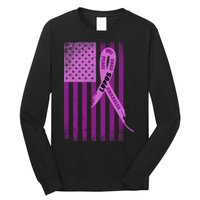 Lupus Awareness Flag Long Sleeve Shirt