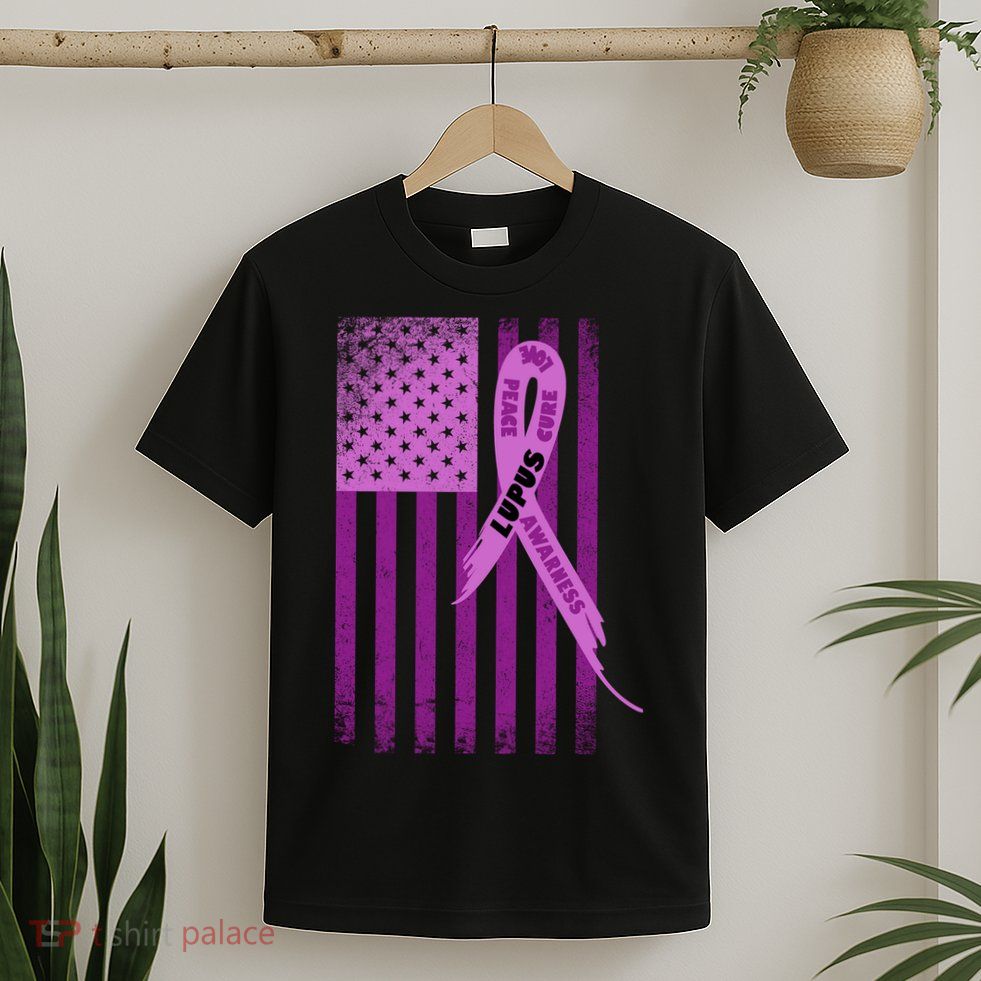 Lupus Awareness Flag T-Shirt