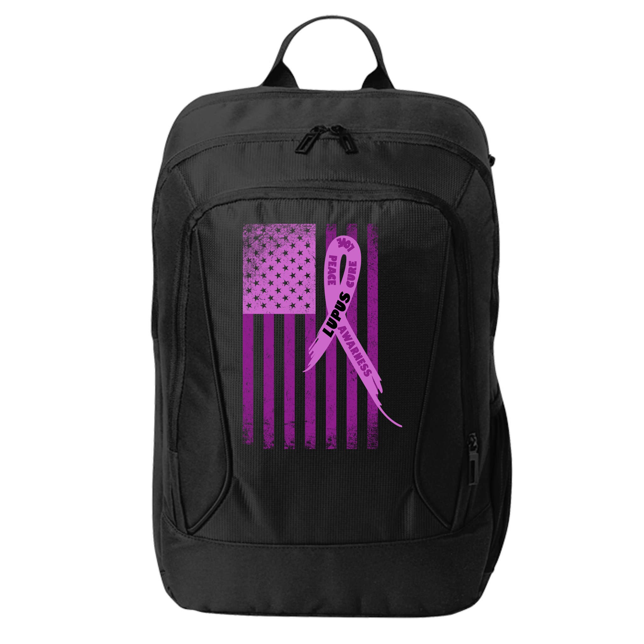 Lupus Awareness Flag City Backpack