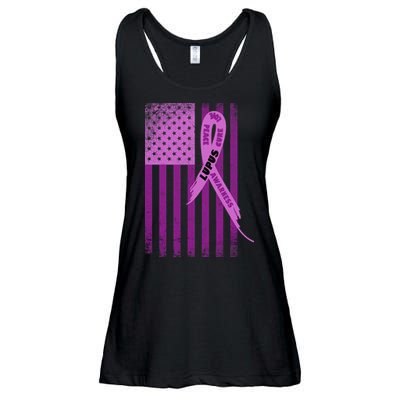 Lupus Awareness Flag Ladies Essential Flowy Tank