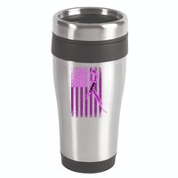 Lupus Awareness Flag 16oz Travel Tumbler