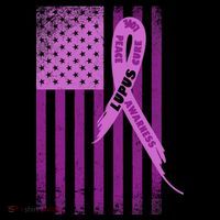Lupus Awareness Flag Cooling Performance Long Sleeve Crew