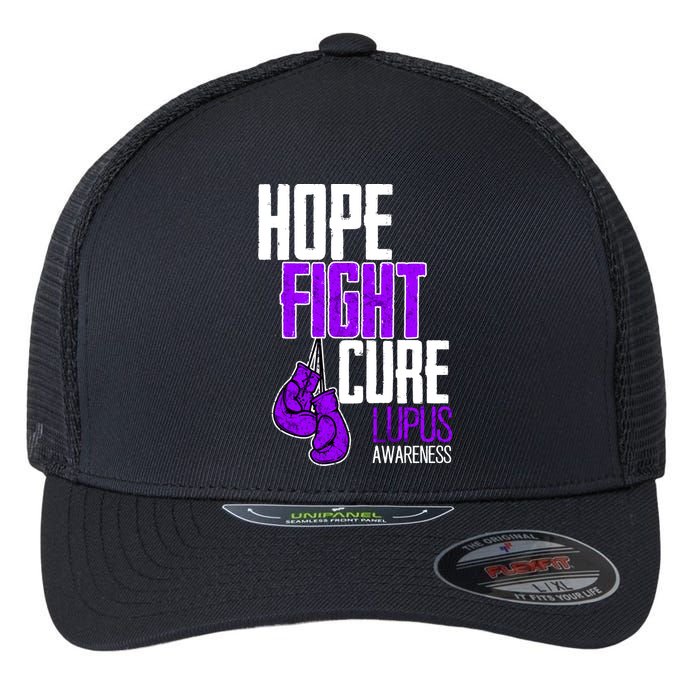 Lupus Awareness Hope Fight Cure Flexfit Unipanel Trucker Cap