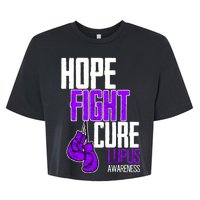 Lupus Awareness Hope Fight Cure Bella+Canvas Jersey Crop Tee