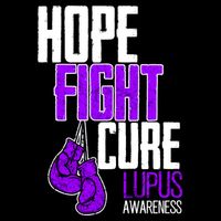 Lupus Awareness Hope Fight Cure Cooling Performance Crew T-Shirt