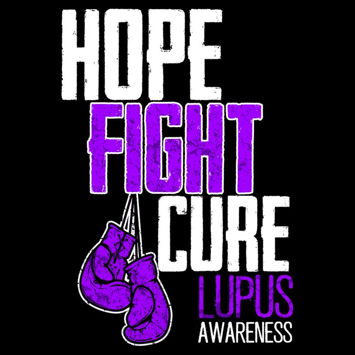 Lupus Awareness Hope Fight Cure Cooling Performance Crew T-Shirt