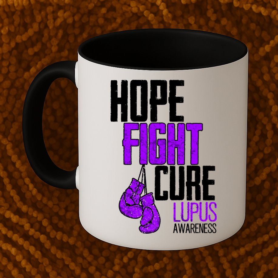 Lupus Awareness Hope Fight Cure Mug