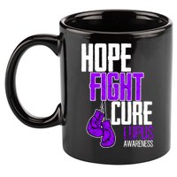 Lupus Awareness Hope Fight Cure 11oz C Handle Ceramic Mug