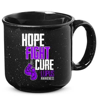 Lupus Awareness Hope Fight Cure 15oz Campfire Ceramic Mug