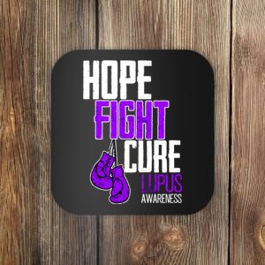 Lupus Awareness Hope Fight Cure Coaster