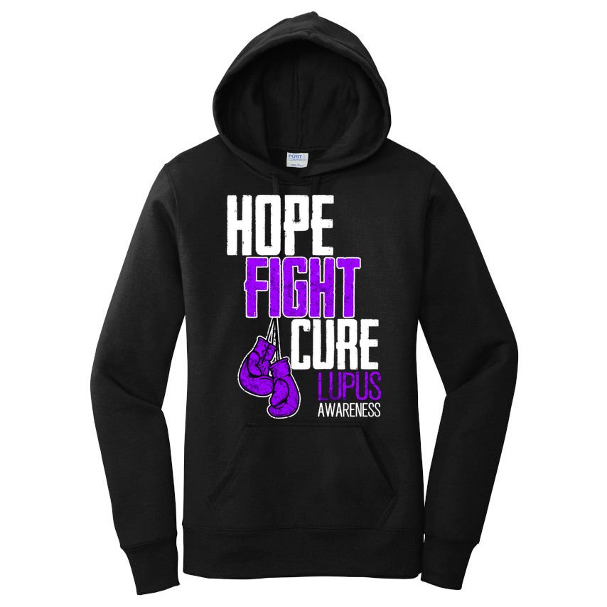 Lupus Awareness Hope Fight Cure Women's Pullover Hoodie